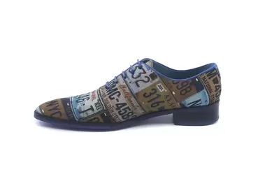 Zapato modelo Plate, fabricado en Fantasia Matricula