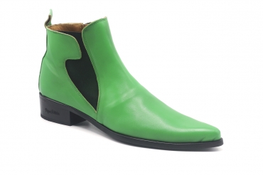 Dorian model ankle boot, made of green Napa,