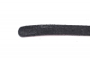 Max model belt, manufactured in Glitter Negro Napa Negra