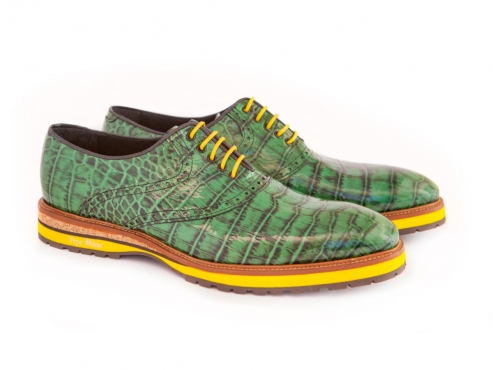 Modèle de sneaker Paddington Green, fabriqué en Arby P, brevet gris