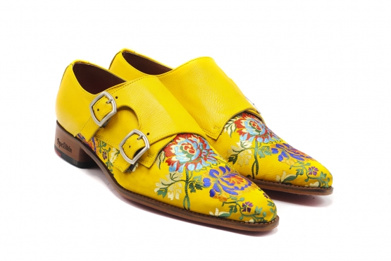 Modèle de chaussure  Tokyo, fabriquée en flores Napa Espadan Amarillo