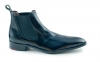 Extremo model ankle boot, manufactured in black nappa. 
