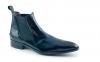 Extremo model ankle boot, manufactured in black nappa. 