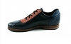  Easyway model sneaker, made in blue nappa and leather.