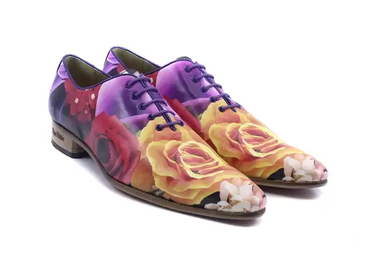  Bloemen model shoe, Made in Fantadia Bloemen Pinks