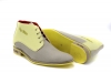 Zapato modelo Gea, fabricado en Lino Tierra - Lino Amarillo