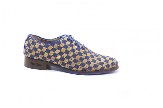 Modèle de chaussure Nigel, fabriqué en Corcho Canasta Azul