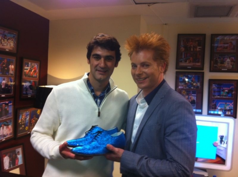 Nuestro amigo Yunke con el gran torero Jesulín de Ubrique.