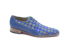 Zapato modelo Smiley, fabricado en Emoti Micro Azul Milan