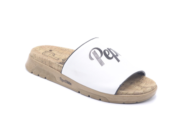  Sandalia modelo Nostalgia, fabricada en Napa Blanca Napa Negra