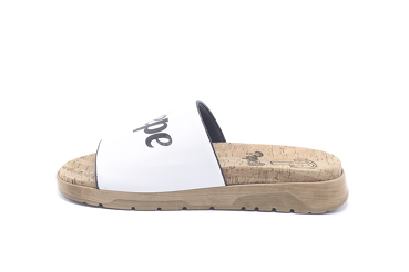  Sandalia modelo Nostalgia, fabricada en Napa Blanca Napa Negra