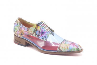 Zapato modelo Translux , fabricado duke nº3 y vinilo azul. 