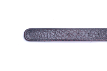 Model belt Afer, manufactured in Coco Rojo Manchado
