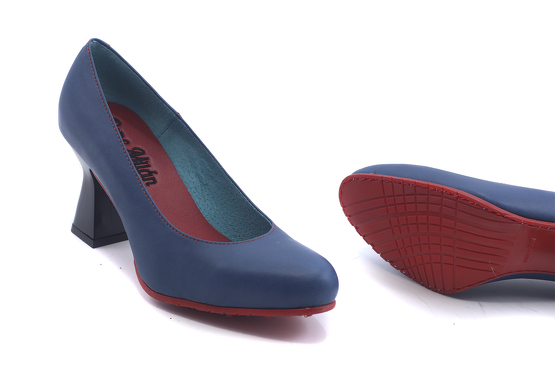 Modèle de chaussure Palm, fabriqué en Napa Azul Milan