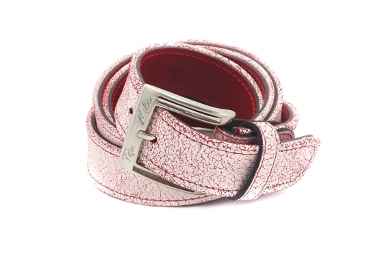 Modèle de ceinture Chase, fabriqué en Napa Craket Rojo 