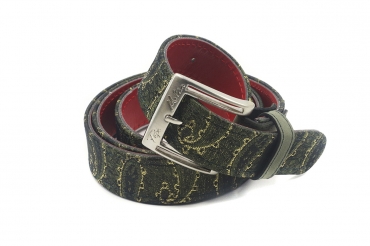 Modèle de ceinture Matty, fabriqué en Fantasia Emirates Verde