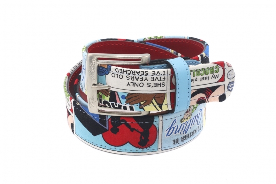 Ella model belt, manufactured in Fantasia Comic Quilt