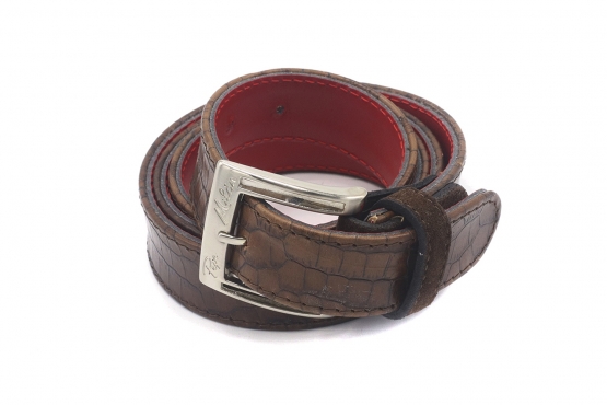 Loras model belt, manufactured in Coco Caoba