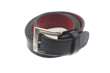 Wood model belt, manufactured in Avestruz Green