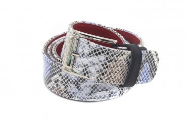 Modèle de ceinture Amantis, fabriqué en Cobra Milan Blanca