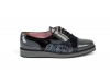  Mamen model shoe, made of gray lead and velveteen patent leather83 nº1.