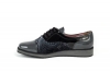 Modèle de chaussure  Mamen, en plomb gris et velours verni 83 nº1.