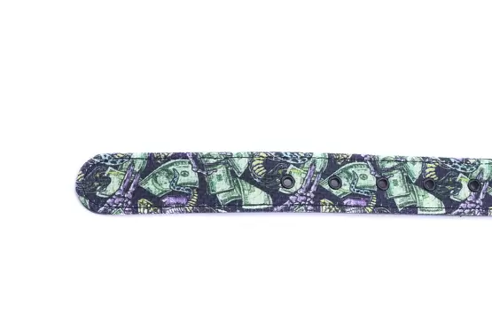 Cinturon modelo Catrina Dollar, Fabricado en Textil Pique 32