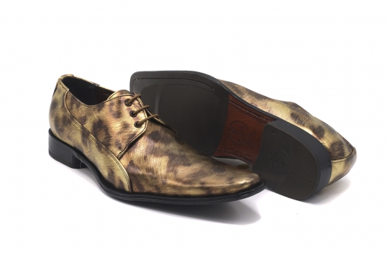 Modèle de chaussure Ture, fabriqué en Napa Leopardo