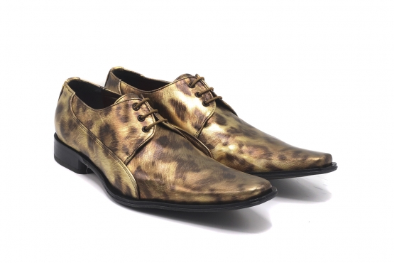 Modèle de chaussure Ture, fabriqué en Napa Leopardo