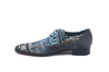 Zapato modelo Plate, fabricado en Fantasia Matricula Afelpado Gris