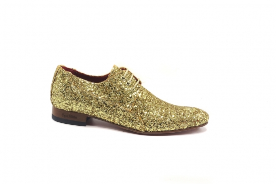 Shoe model Chick, manufactured in Glitter Oro