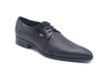 Zapato modelo Cloud, fabricado en Napa Negra con bordado