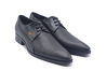 Zapato modelo Cloud, fabricado en Napa Negra con bordado