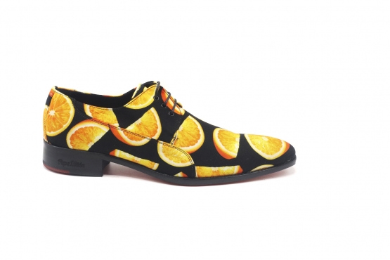 Zapato modelo Navel, fabricado en Orange Slices_C