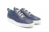 Modèle de chaussure Denver, fabriqué en Napa Azul Marino Cachimir Azul