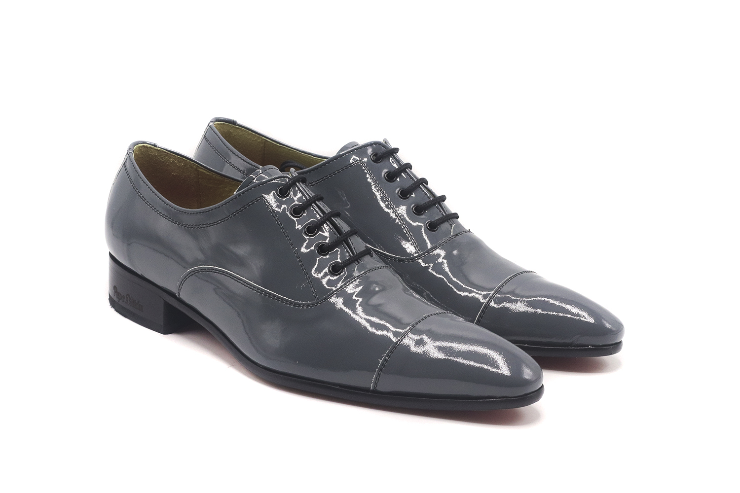 Comercio Perfecto Tomar represalias Zapato modelo Lazy, Charol Gris Plomo