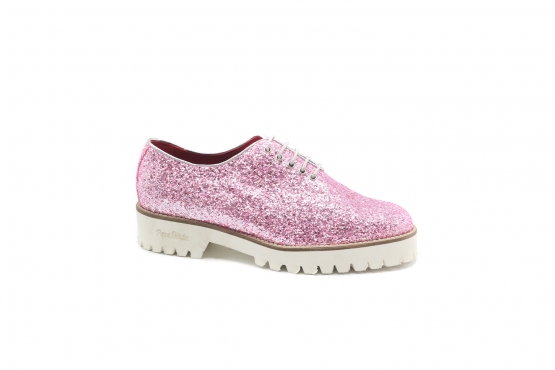 Shoe model Aura, manufactured in 109 Glitter 97 c1 Vivos Plata