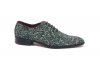 Zapato modelo Quaritch, fabricado en 128 Glitter Pary Menta