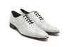 Zapato modelo Indiana, fabricado en Croco Blanco Color 134 Negro