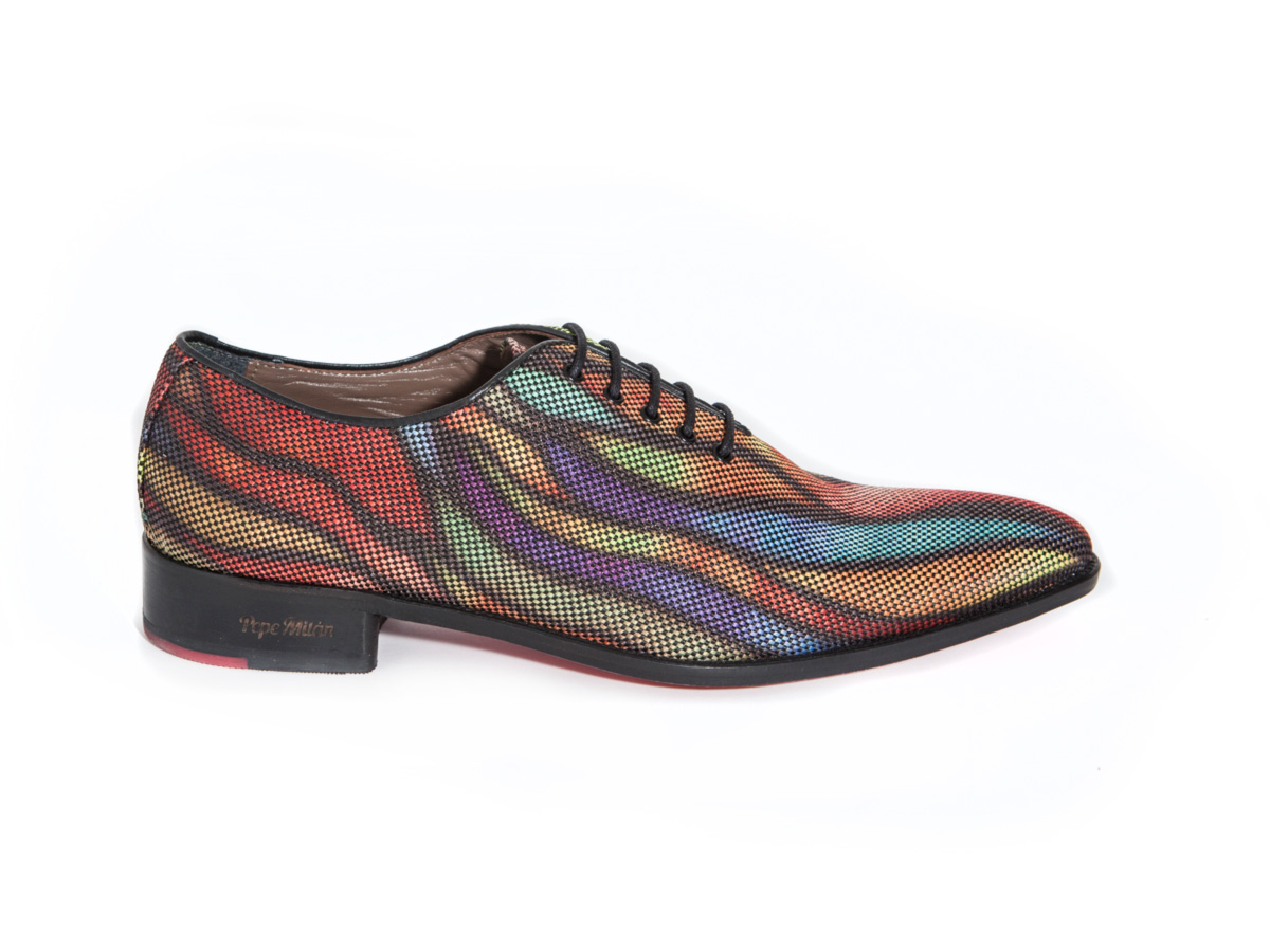 Zapato Fuego, fabricado pretex multicolor