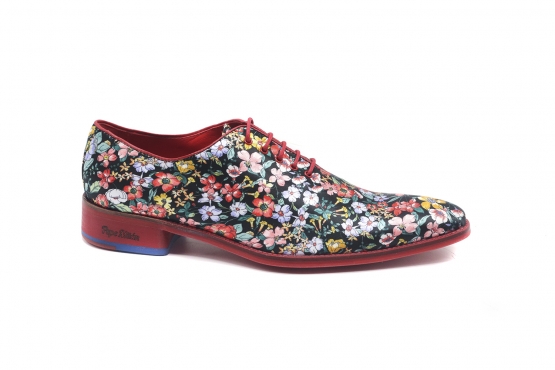 Modèle Folhas Shoe, fabriqué en couleur Ditsy 1