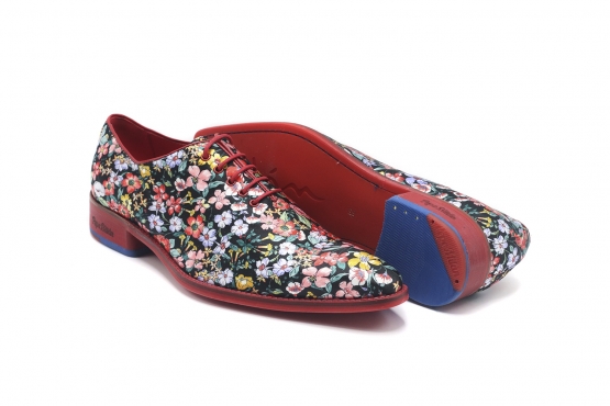 Modèle Folhas Shoe, fabriqué en couleur Ditsy 1