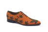 Sativa shoe-model, manufactured in Piqué 46 Naranja Fantasia Marihuana