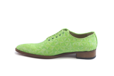Acid Green shoe-model, manufactured in Prismas 5178 Color 5