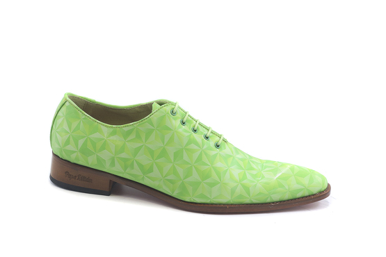 Acid Green shoe-model, manufactured in Prismas 5178 Color 5