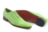 Acid Green shoe-model, manufactured in Prismas 5178 Color 5