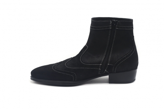 Modèle de chaussure Rebelle, fabriqué en Engrasado Wach Negro