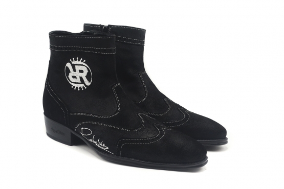 Modèle de chaussure Rebelle, fabriqué en Engrasado Wach Negro