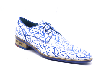 Chaussure modèle Oceanic en cuir nappa 133-Aldea Azul,