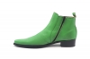 Dorian model ankle boot, made of green Napa,